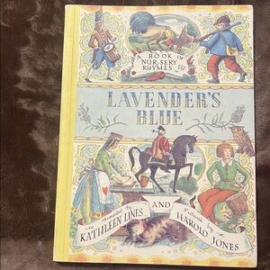 Book of Nursery Rhymes/Lavender's Blue/Lines/ Harold Jones/ hardback/jacket/1973